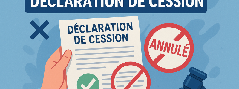 annuler une vente, cession d'un véhicule